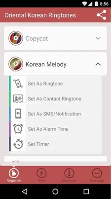 Oriental Korean Ringtones android App screenshot 3